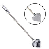 Cravache metal coeur