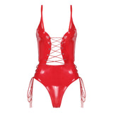 Body Vinyle à Lacets