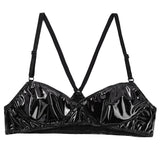 Soutien Gorge Vinyle Noir