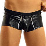 boxer homme similicuir