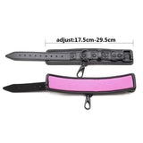 Menottes Bdsm <br> Rose et Noir