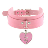 Choker Bdsm <br> Coeur brisé