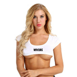 Crop top BDSM <br> Noir