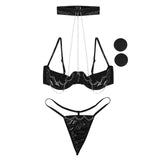 Lingerie Vinyle <br> Cache Tétons