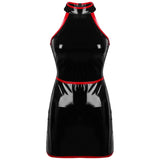 Robe Wetlook <br> Noire & Rouge