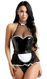 Tenue Soubrette   Vinyle & Dentelle : vue principale