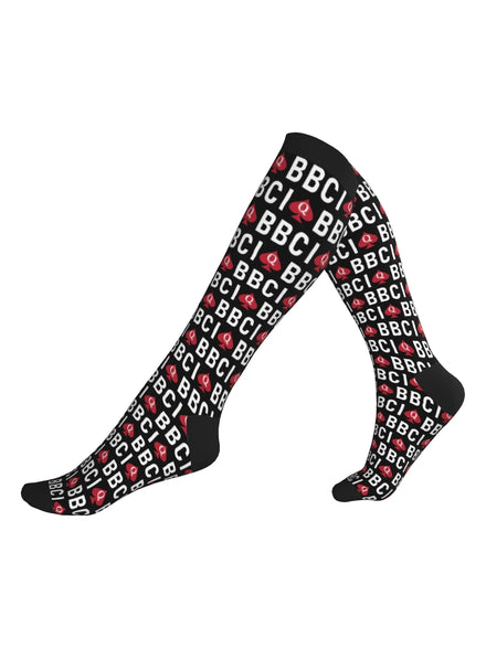 Chaussettes Hautes Imprimées   Unisexes, Motifs au Choix : vue principale