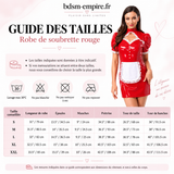Robe Soubrette Similicuir <br> Tablier et Dentelle