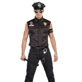 Costume Policier Homme Chemise Noire