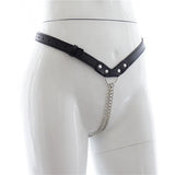 String de Chasteté Cuir et Chaînes