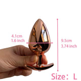 Plug Anal <br> Bijou Or Rose
