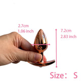 Plug Anal <br> Bijou Or Rose