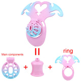 Cage de Chasteté <br> Coeur avec Ceinture