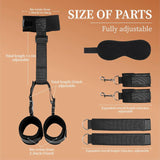 Kit bondage nylon, collier et menottes | BDSM Empire
