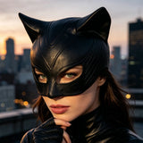 Masque Chat Latex <br> Demi-Visage