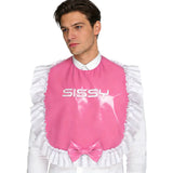 Bavoir Sissy Homme Brillant à Volants
