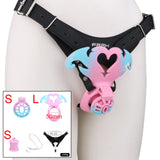 Cage de Chasteté <br> Coeur avec Ceinture