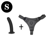Gode Ceinture Silicone <br> Avec Harnais Ajustable