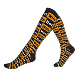 Chaussettes Hautes Imprimées <br> Unisexes, Motifs au Choix