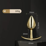 Plug Anal Bijou <br> Acier Doré
