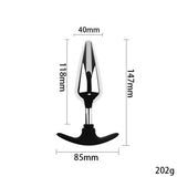 Plug Anal <br> Acier Base Silicone