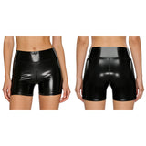 Short Wetlook Taille Haute <br> Effet Cuir Extensible
