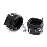 Set Bondage Matelassé <br> Menottes, Chevillères et Collier