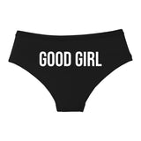 Culotte noire imprimée Good Girl | BDSM Empire