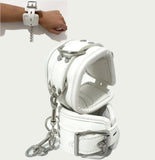 Set Bondage Matelassé <br> Menottes, Chevillères et Collier
