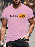 T-shirt Homme « Good Boy » <br> Modal Col Rond