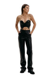 Harnais Bustier à Chaîne Dorée