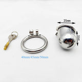 Cage de Chasteté Homme <br> Acier Inoxydable