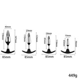 Plug Anal <br> Acier Base Silicone