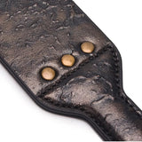 Cravache Paddle <br> Cuir Double Épaisseur 23,5 cm
