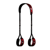 Balançoire Sexuelle <br> Sangles Cuisses Noir et Rouge