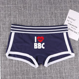 Shorty Coton Imprimé Cœur <br> Taille Basse