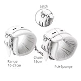 Kit Bondage Blanc <br> Menottes, Chevillères et Collier