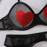 Ensemble lingerie cœurs Liaison : photo 9