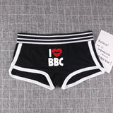 Shorty Coton Imprimé Cœur <br> Taille Basse