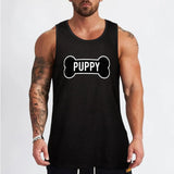 Débardeur Homme « Puppy » <br> Coton Imprimé