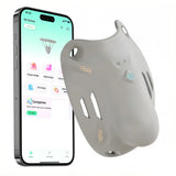 Cage de chasteté vibrante grise et application | BDSM Empire