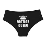 Culotte noire Footjob Queen | BDSM Empire
