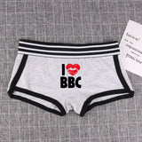Shorty Coton Imprimé Cœur <br> Taille Basse