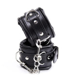 Set Bondage Matelassé <br> Menottes, Chevillères et Collier