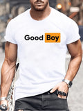 T-shirt Homme « Good Boy » <br> Modal Col Rond