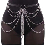 Ceinture Harnais à Chaînes en Cascade