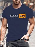 T-shirt Homme « Good Boy » <br> Modal Col Rond