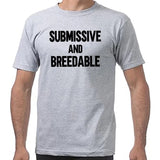 T-shirt Coton Submissive <br> Unisexe Col Rond