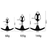 Plug Anal <br> Acier Base Silicone