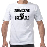 T-shirt Coton Submissive <br> Unisexe Col Rond